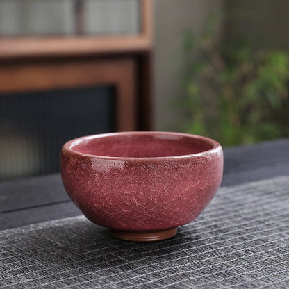 绯红天目茶碗