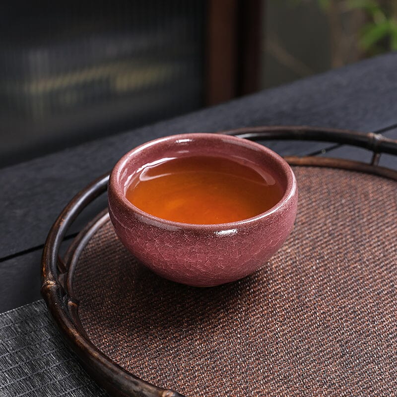 绯红天目茶碗