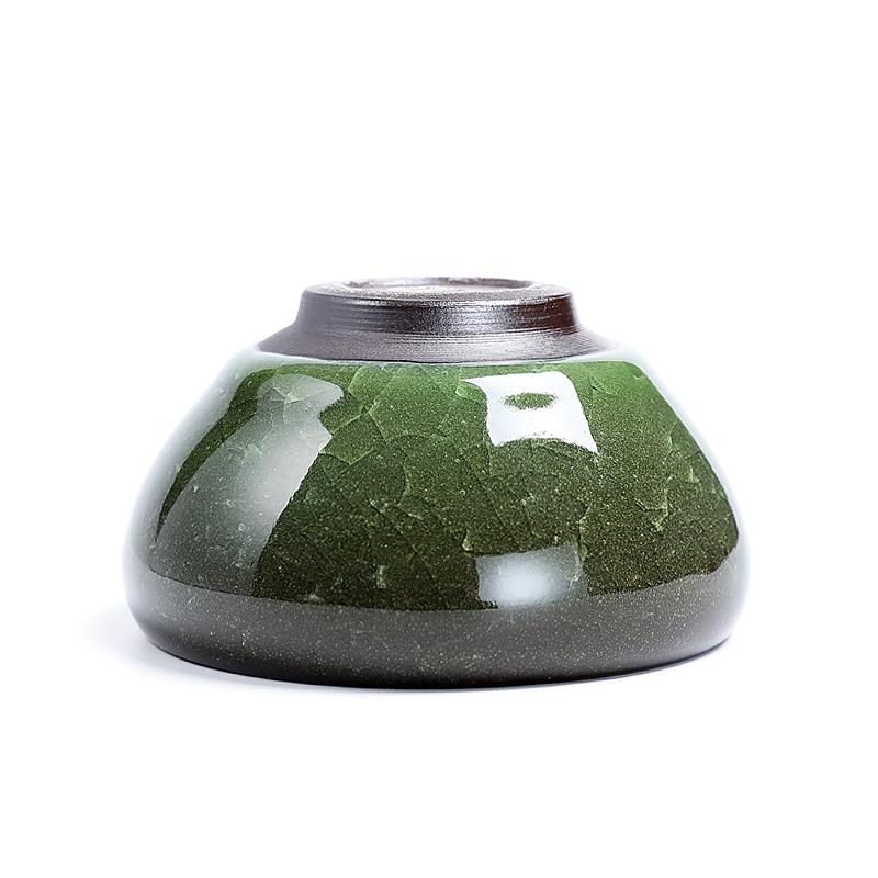 青緑色天目茶碗