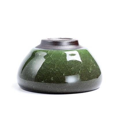 青緑色天目茶碗