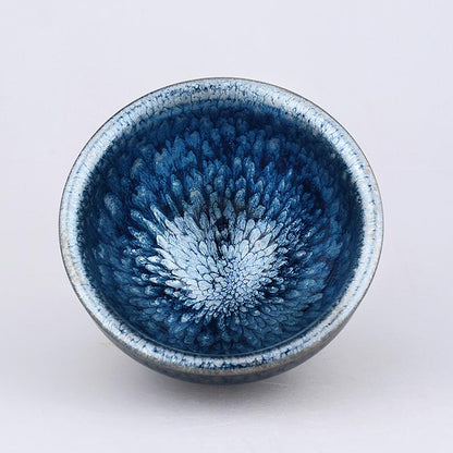 氷河天目茶碗