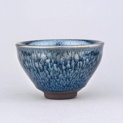 氷河天目茶碗