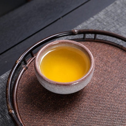 白いひび天目茶碗