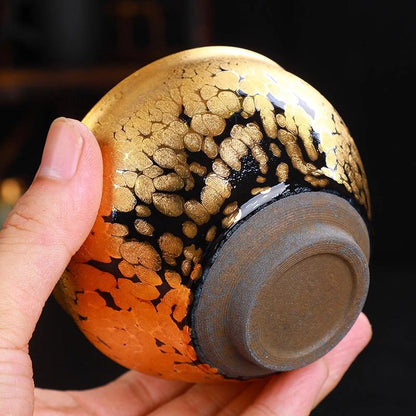 金色天目茶碗